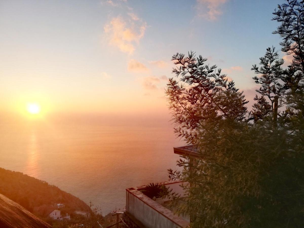 "Casalena" Villa A Furore Amalfi Coast Con Grande Terrazzo E Vista Sul Mare Экстерьер фото