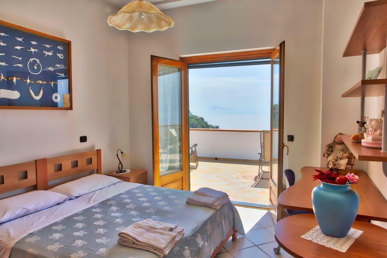"Casalena" Villa A Furore Amalfi Coast Con Grande Terrazzo E Vista Sul Mare Экстерьер фото
