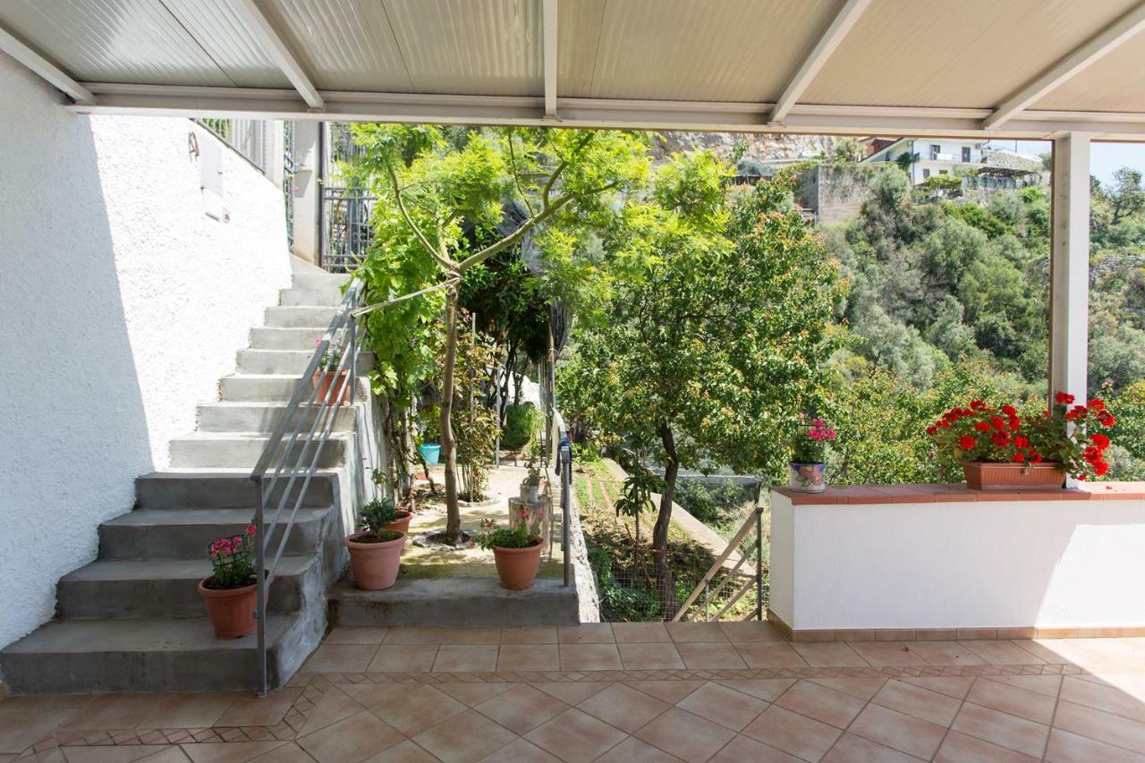 "Casalena" Villa A Furore Amalfi Coast Con Grande Terrazzo E Vista Sul Mare Экстерьер фото